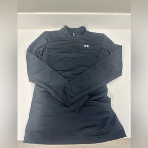 Under Armour women Black Quarter-Zip Sweater